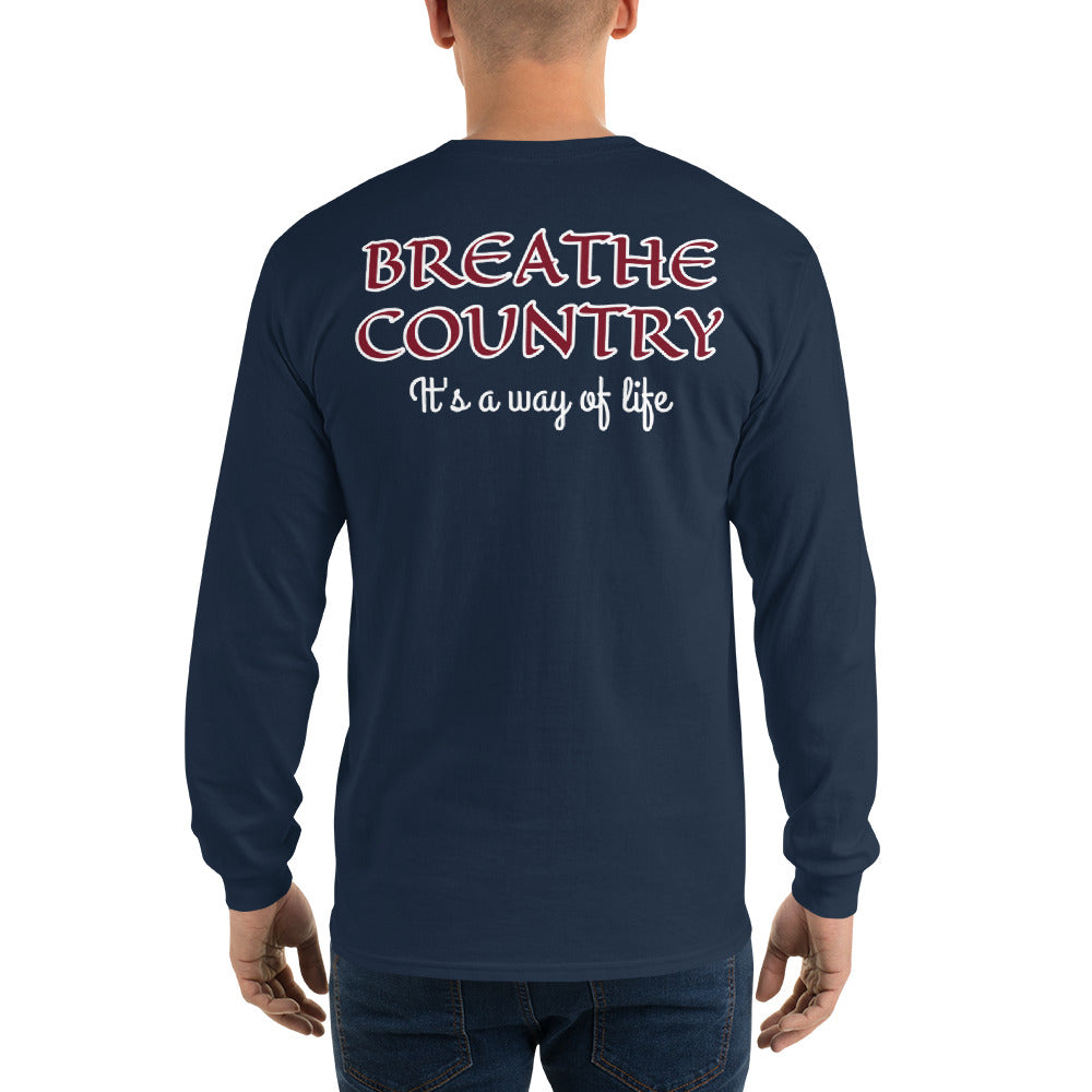 Breathe ON Printed Long-Sleeve T-Shirt for Men