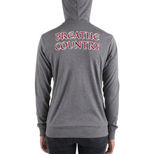 Load image into Gallery viewer, Breathe Country ™ Classic Back Print Zip Hoodie
